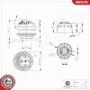 Lagerung, Motor vorne ESEN SKV 75SKV419