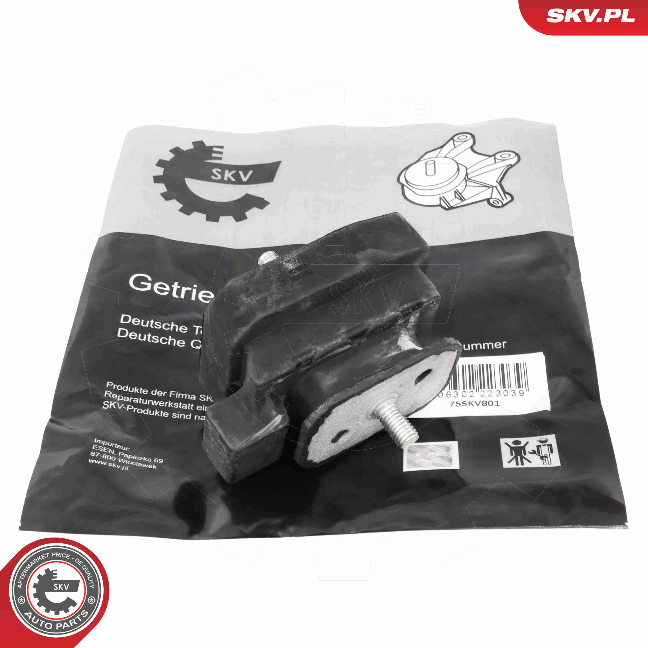 Lagerung, Schaltgetriebe hinten ESEN SKV 75SKV801