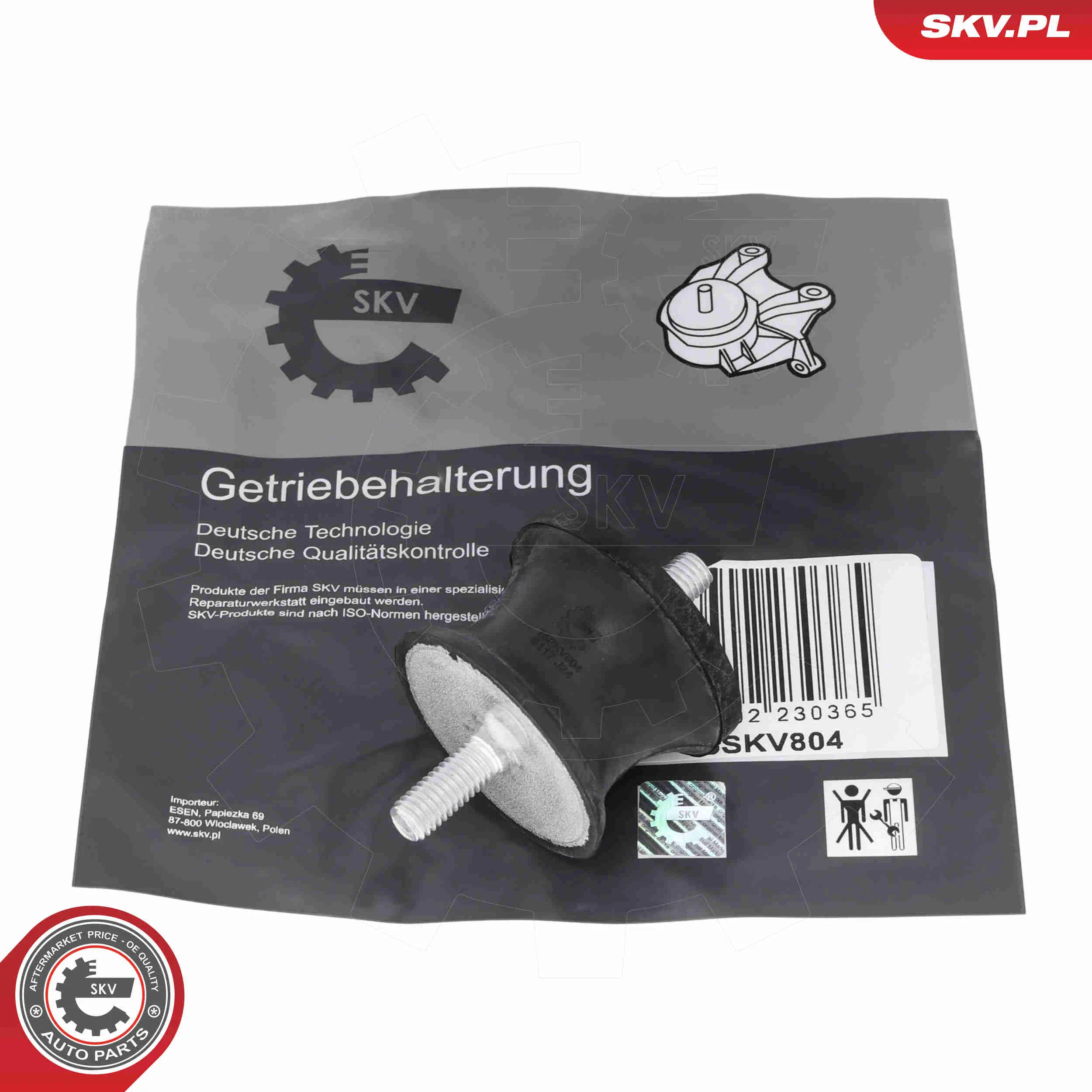 Lagerung, Automatikgetriebe vorne ESEN SKV 75SKV804