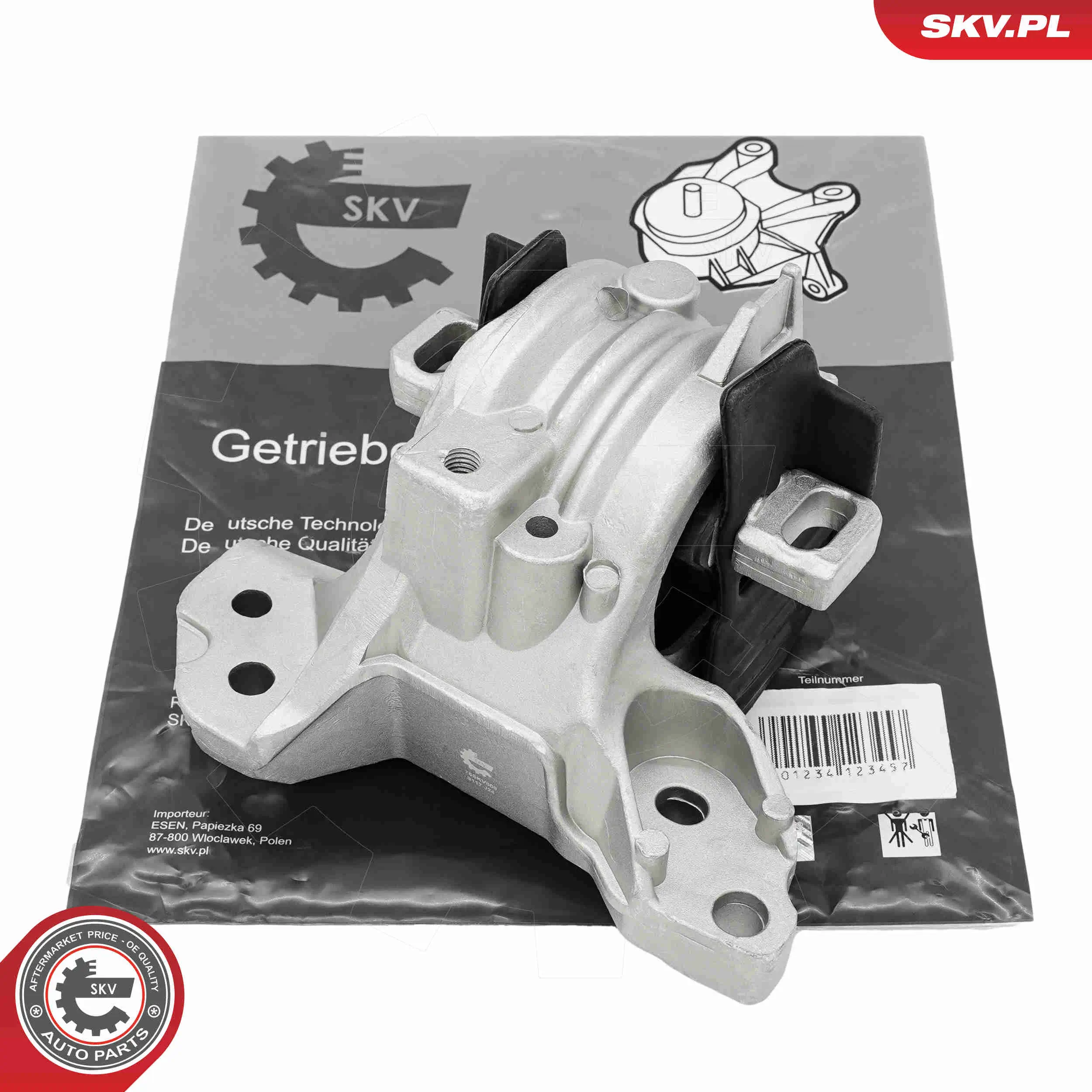 Lagerung, Automatikgetriebe vorne ESEN SKV 75SKV809