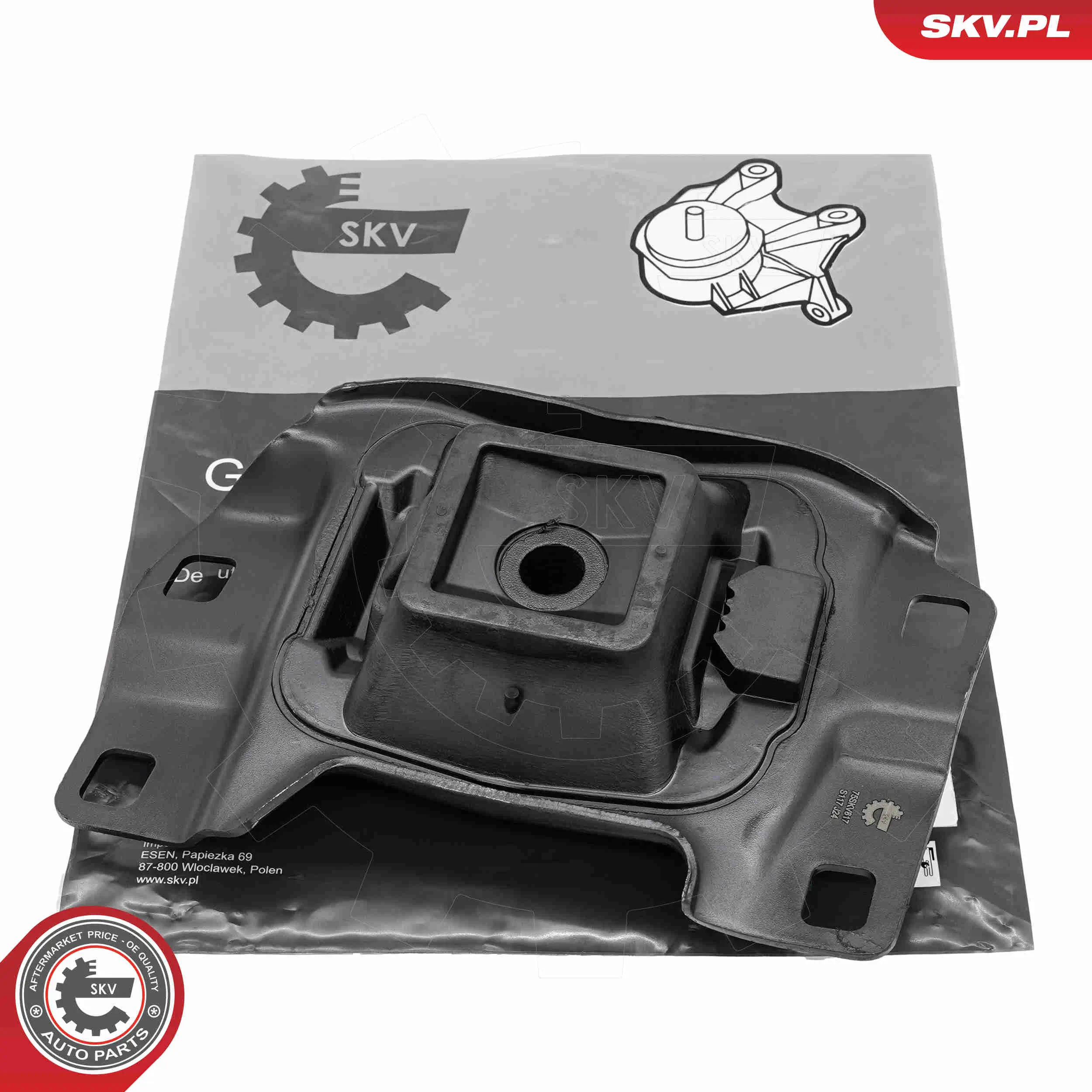 Lagerung, Automatikgetriebe vorne ESEN SKV 75SKV817