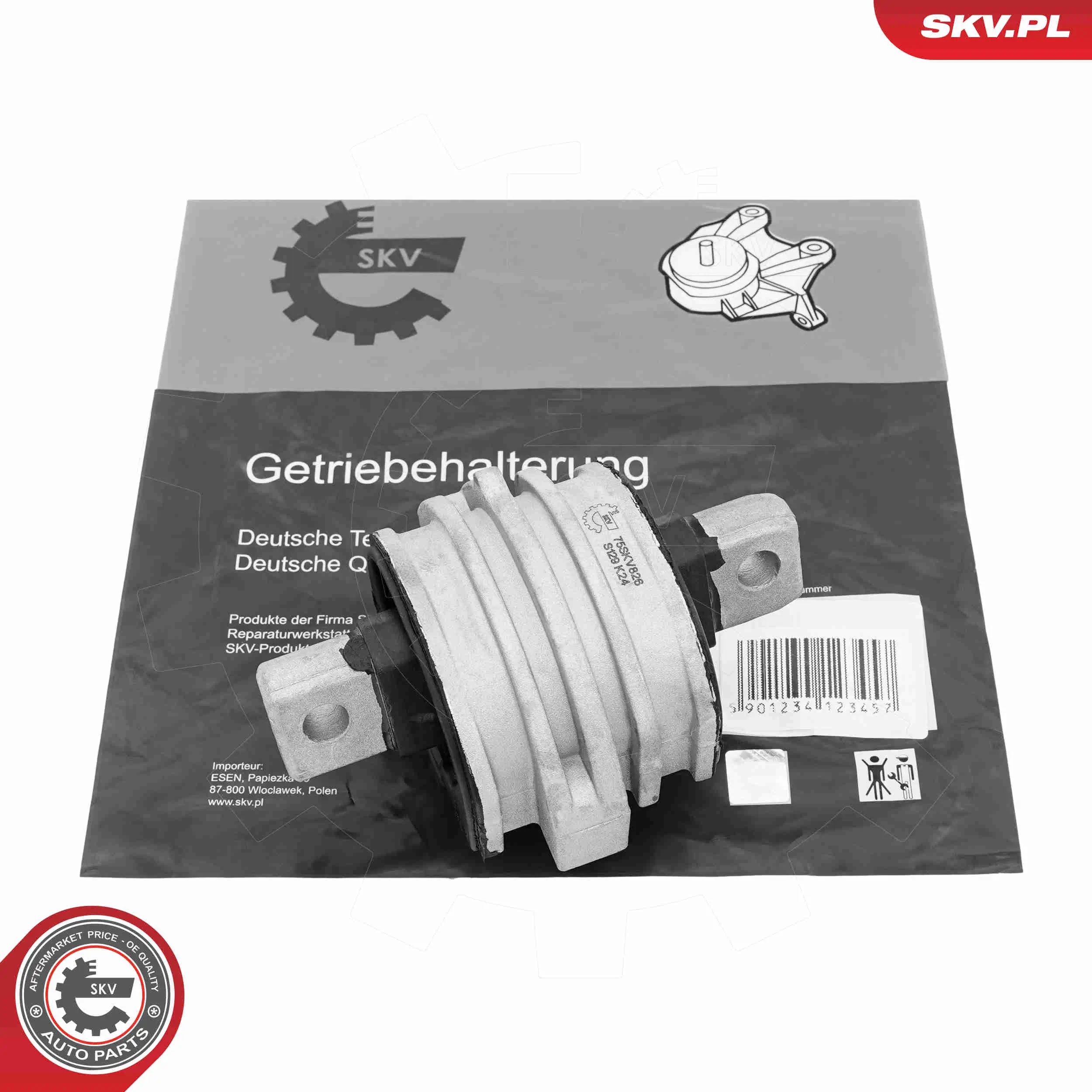 Lagerung, Schaltgetriebe hinten ESEN SKV 75SKV826