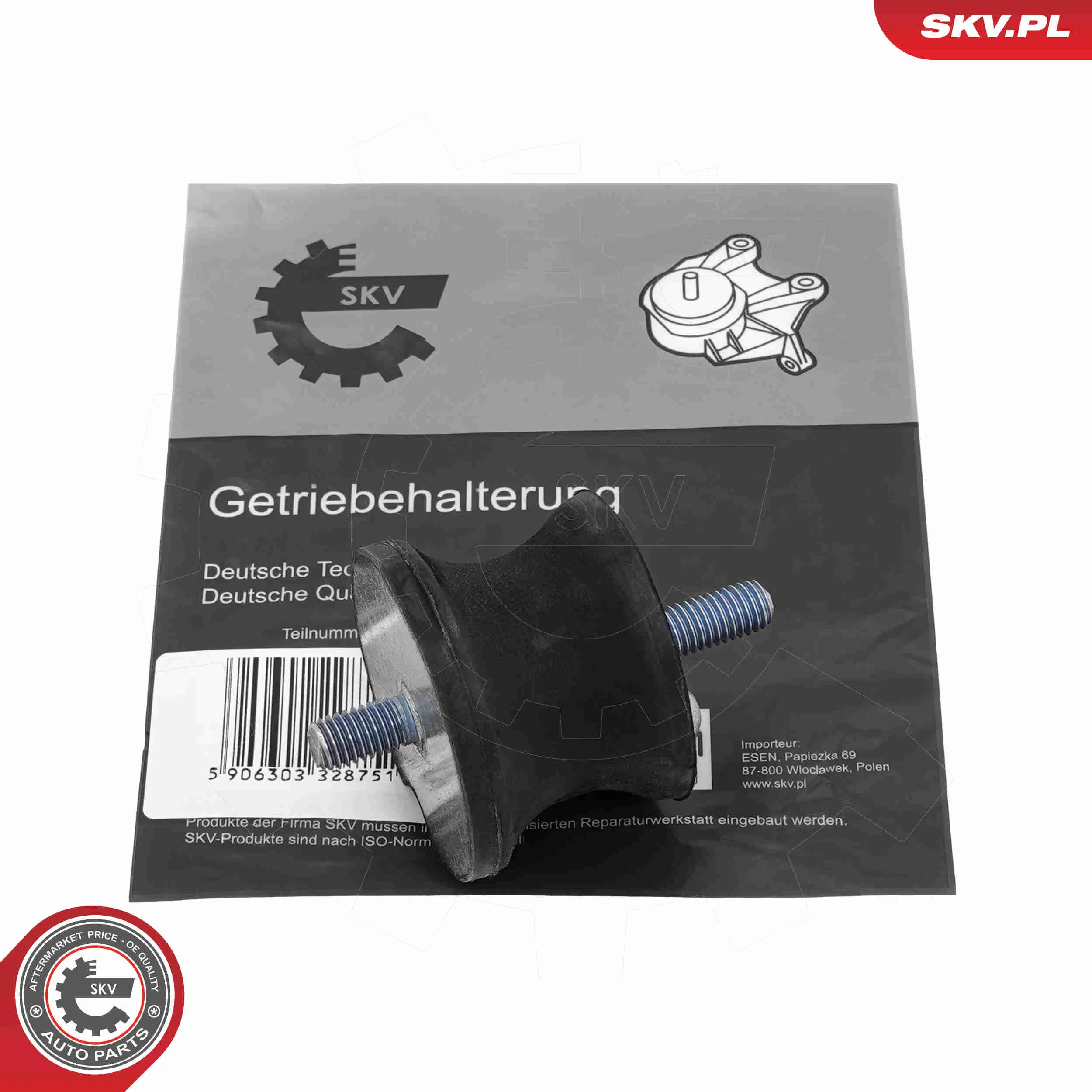 Lagerung, Automatikgetriebe hinten ESEN SKV 75SKV832