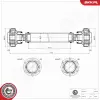 Antriebswelle Vorderachse ESEN SKV 76SKV010