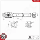 Antriebswelle Vorderachse ESEN SKV 76SKV015