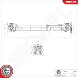 Antriebswelle Vorderachse ESEN SKV 76SKV016