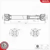 Antriebswelle Hinterachse ESEN SKV 76SKV019