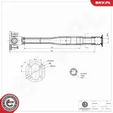 Antriebswelle Vorderachse ESEN SKV 76SKV023