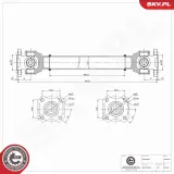 Antriebswelle Vorderachse ESEN SKV 76SKV027