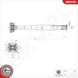 Antriebswelle Vorderachse ESEN SKV 76SKV035