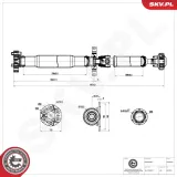 Antriebswelle Hinterachse ESEN SKV 76SKV051