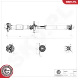 Antriebswelle Hinterachse ESEN SKV 76SKV068