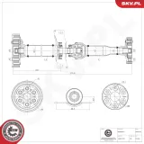 Antriebswelle Hinterachse ESEN SKV 76SKV074