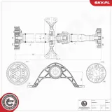 Antriebswelle Hinterachse ESEN SKV 76SKV112