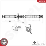 Antriebswelle Hinterachse ESEN SKV 76SKV125