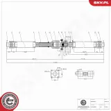 Antriebswelle Hinterachse ESEN SKV 76SKV135