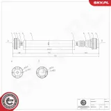 Antriebswelle Vorderachse ESEN SKV 76SKV138