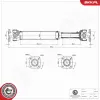 Antriebswelle Vorderachse ESEN SKV 76SKV153