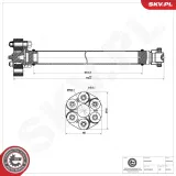 Antriebswelle Vorderachse ESEN SKV 76SKV158