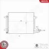 Kondensator, Klimaanlage ESEN SKV 86SKV024 Bild Kondensator, Klimaanlage ESEN SKV 86SKV024