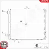 Kondensator, Klimaanlage ESEN SKV 86SKV027 Bild Kondensator, Klimaanlage ESEN SKV 86SKV027