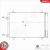 Kondensator, Klimaanlage ESEN SKV 86SKV034 Bild Kondensator, Klimaanlage ESEN SKV 86SKV034
