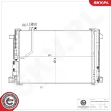 Kondensator, Klimaanlage ESEN SKV 86SKV059