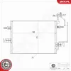 Kondensator, Klimaanlage ESEN SKV 86SKV099 Bild Kondensator, Klimaanlage ESEN SKV 86SKV099