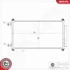 Kondensator, Klimaanlage ESEN SKV 86SKV102 Bild Kondensator, Klimaanlage ESEN SKV 86SKV102
