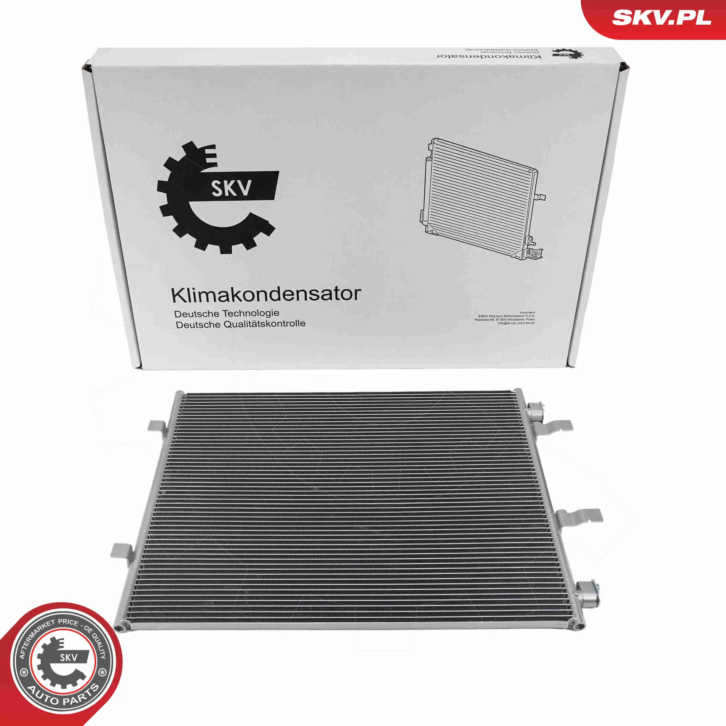 Kondensator, Klimaanlage ESEN SKV 86SKV105