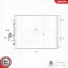 Kondensator, Klimaanlage ESEN SKV 86SKV120 Bild Kondensator, Klimaanlage ESEN SKV 86SKV120
