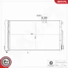 Kondensator, Klimaanlage ESEN SKV 86SKV127 Bild Kondensator, Klimaanlage ESEN SKV 86SKV127