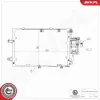 Kondensator, Klimaanlage ESEN SKV 86SKV229 Bild Kondensator, Klimaanlage ESEN SKV 86SKV229