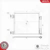 Kondensator, Klimaanlage ESEN SKV 86SKV241 Bild Kondensator, Klimaanlage ESEN SKV 86SKV241