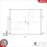Kondensator, Klimaanlage ESEN SKV 86SKV244