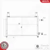 Kondensator, Klimaanlage ESEN SKV 86SKV255 Bild Kondensator, Klimaanlage ESEN SKV 86SKV255