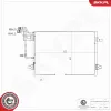 Kondensator, Klimaanlage ESEN SKV 86SKV267 Bild Kondensator, Klimaanlage ESEN SKV 86SKV267