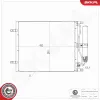 Kondensator, Klimaanlage ESEN SKV 86SKV280 Bild Kondensator, Klimaanlage ESEN SKV 86SKV280