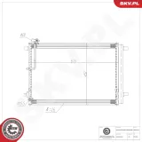 Kondensator, Klimaanlage ESEN SKV 86SKV299