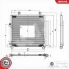 Kondensator, Klimaanlage ESEN SKV 86SKV309 Bild Kondensator, Klimaanlage ESEN SKV 86SKV309