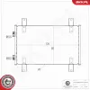 Kondensator, Klimaanlage ESEN SKV 86SKV310 Bild Kondensator, Klimaanlage ESEN SKV 86SKV310