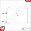 Kondensator, Klimaanlage ESEN SKV 86SKV316 Bild Kondensator, Klimaanlage ESEN SKV 86SKV316
