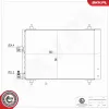 Kondensator, Klimaanlage ESEN SKV 86SKV317 Bild Kondensator, Klimaanlage ESEN SKV 86SKV317