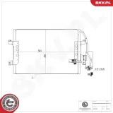 Kondensator, Klimaanlage ESEN SKV 86SKV319