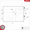 Kondensator, Klimaanlage ESEN SKV 86SKV322 Bild Kondensator, Klimaanlage ESEN SKV 86SKV322
