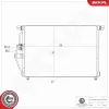 Kondensator, Klimaanlage ESEN SKV 86SKV349 Bild Kondensator, Klimaanlage ESEN SKV 86SKV349