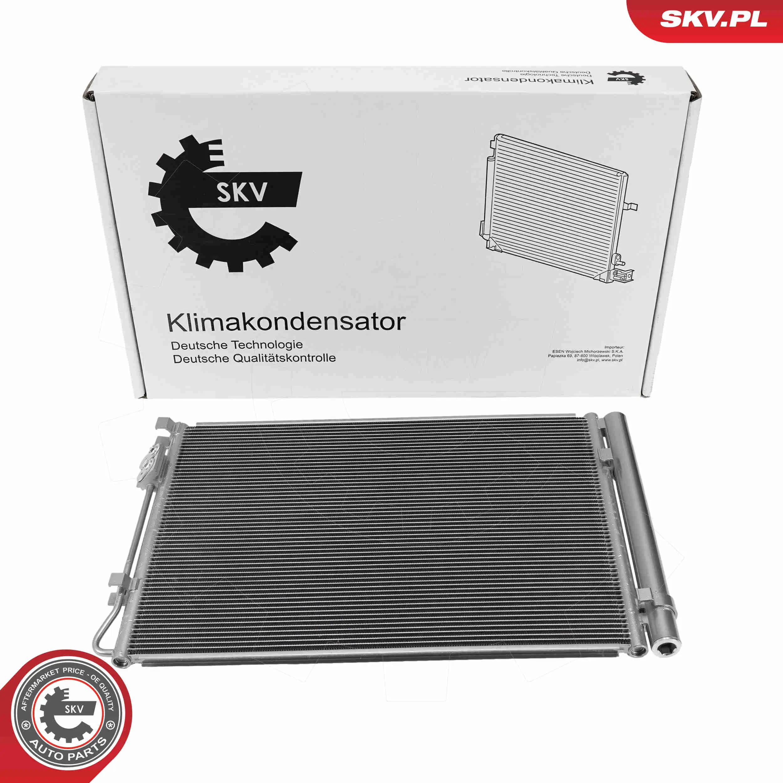 Kondensator, Klimaanlage ESEN SKV 86SKV367