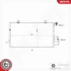 Kondensator, Klimaanlage ESEN SKV 86SKV371 Bild Kondensator, Klimaanlage ESEN SKV 86SKV371