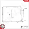 Kondensator, Klimaanlage ESEN SKV 86SKV380 Bild Kondensator, Klimaanlage ESEN SKV 86SKV380