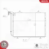 Kondensator, Klimaanlage ESEN SKV 86SKV396 Bild Kondensator, Klimaanlage ESEN SKV 86SKV396